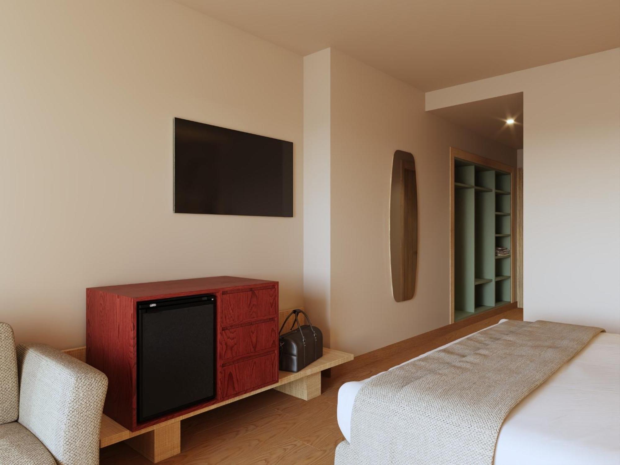 1 King Bed Sofa Bed Single Room